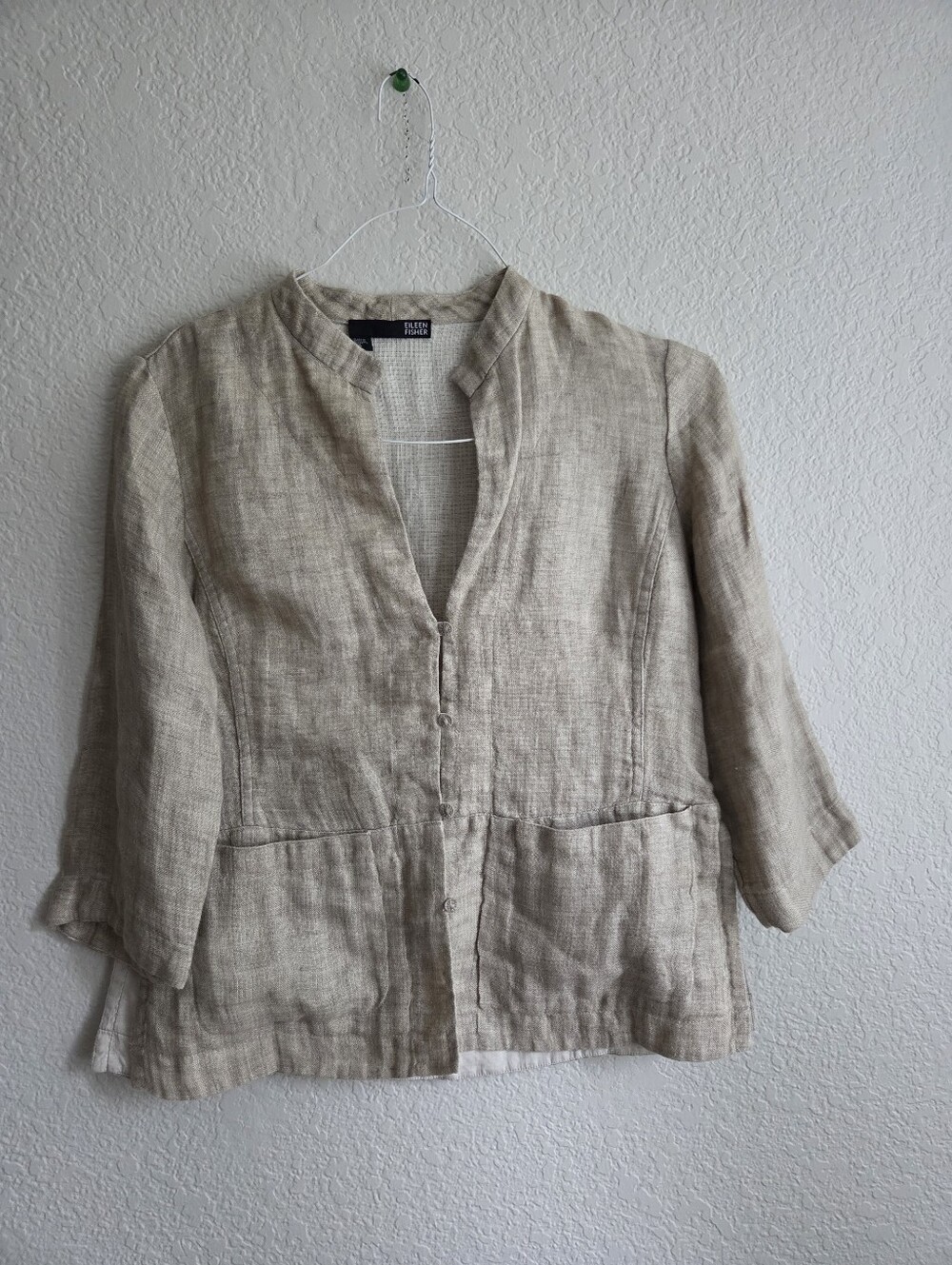 Eileen Fisher 100% Linen Blazer